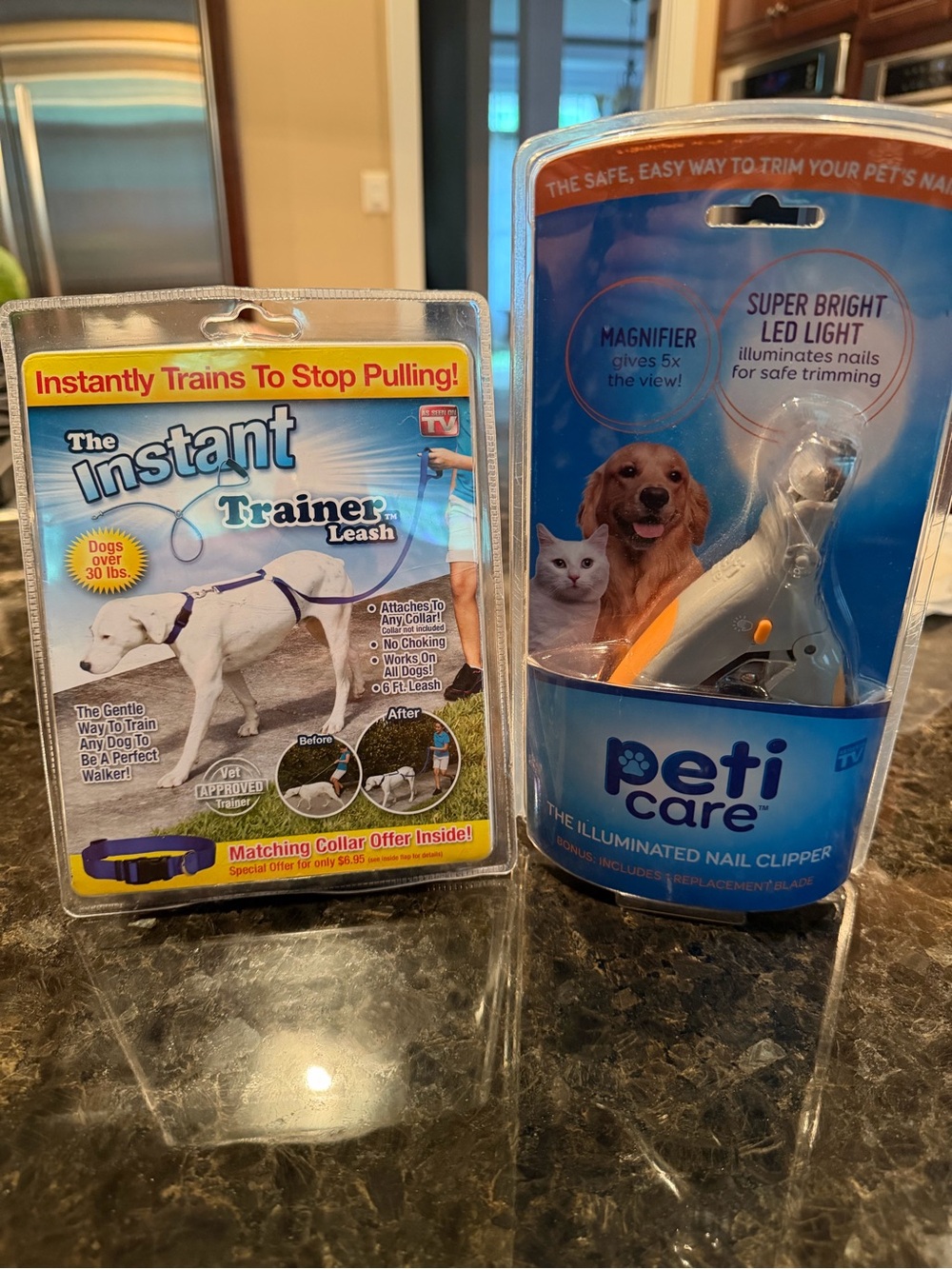 Peti Care Illuminated Nail Clipper with LED Light and dog instant trainer